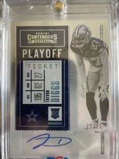 2020 Panini Contenders Playoff Ticket /99 Trevon Diggs MINT Rookie Auto RC
