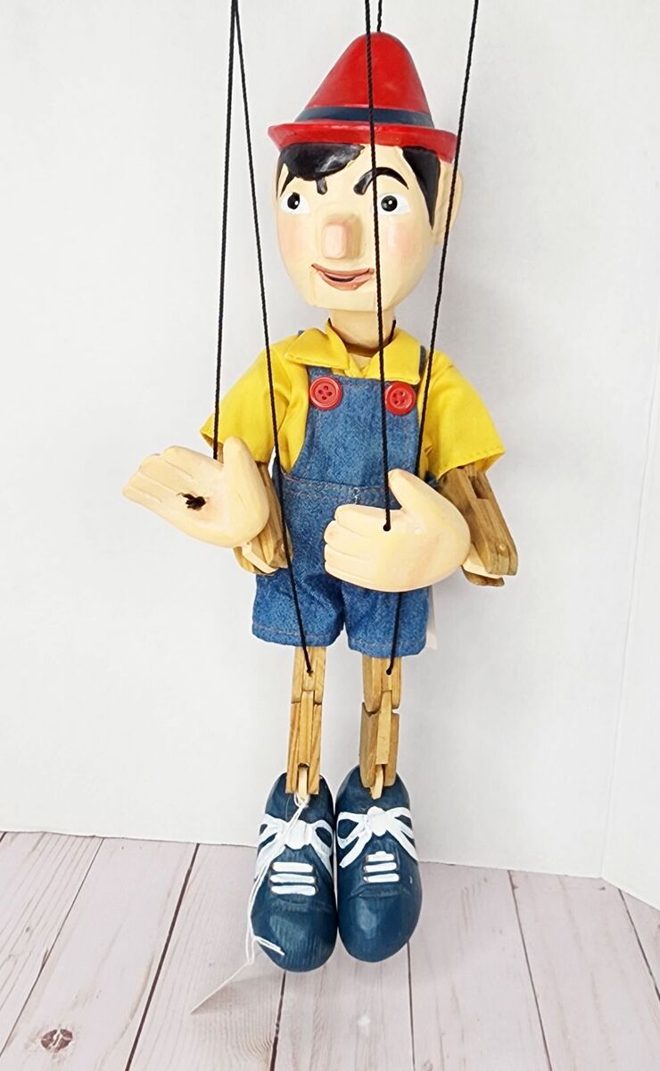 Pinnochio Marionette Wooden Puppet