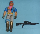 GI G.I. Joe gijoe ZANDAR figure with original gun only