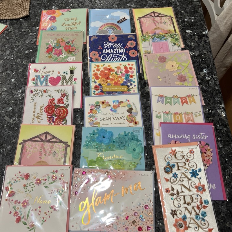 Papyrus Mothers Day Cards Lot Of 18