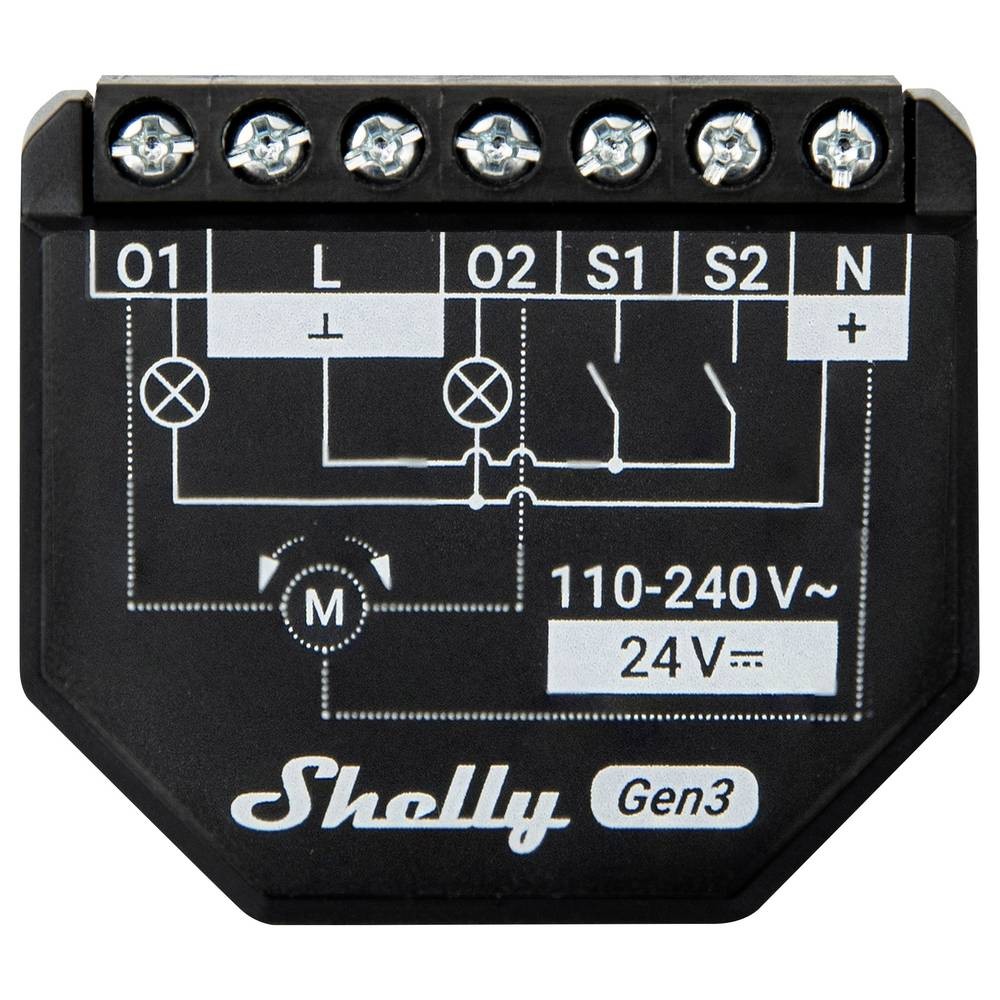 Shelly 2PM Gen3 interrupteur connecté double avec mesure consommation précis