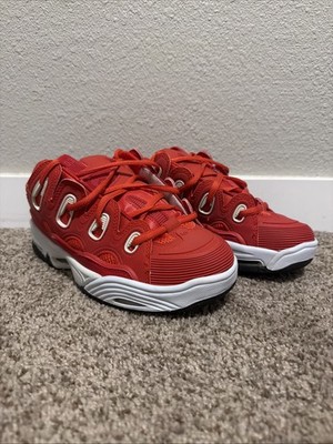 Osiris D3 2001 Mens Size 7 Red Skateboarding Sneakers Y2K Athleisure