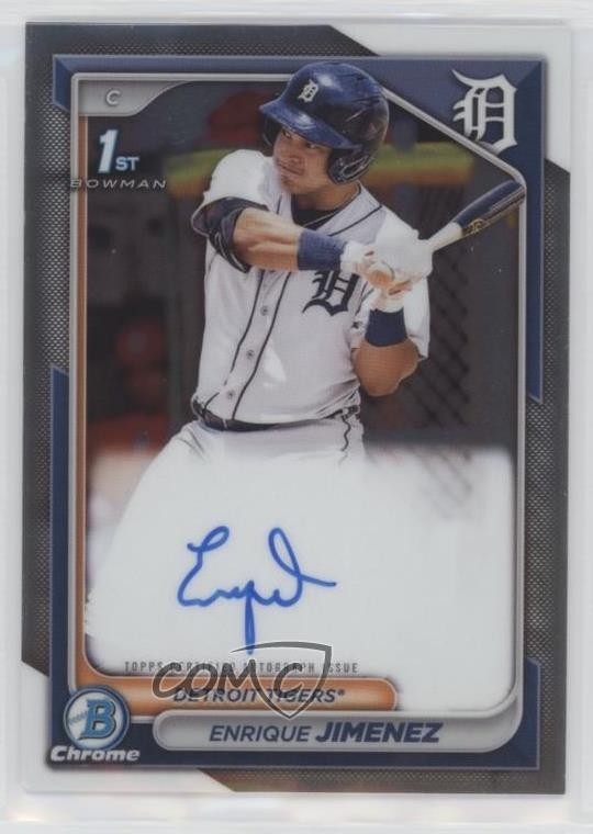 2024 Bowman Chrome Prospect Auto Enrique Jimenez #CPA-EJ Auto 16fy