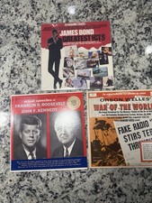 Unique Vinyl Records Lot Of 3 - Novelty, LP, Speeches, Radio, WAR OF THE WORLDS