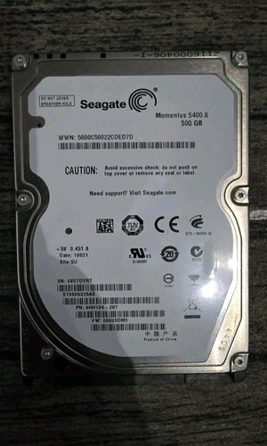Seagate Momentus Thin 500GB, SATA 3, 2,5 Zoll Interne Festplatte (ST500LT012)