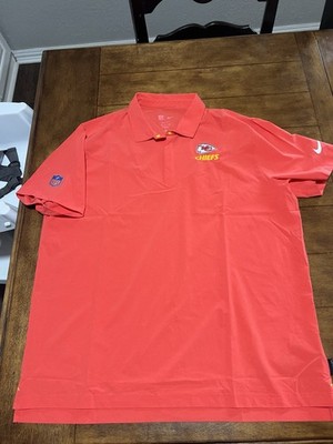 Men's Nike Kansas City Chiefs Sideline Lockup Performance Polo Size XXL