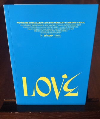 Love Dive by IVE the 2nd Single Album Yellow Edition Photobook