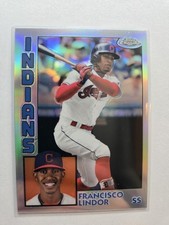 Francisco Lindor 2019 Topps Chrome 1984 INSERT REFRACTOR 84TC-16 AA74