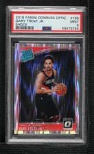 2018 Panini Donruss Optic Rated Rookie Shock Prizm Gary Trent Jr PSA 9 MINT 5w7