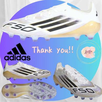 adidas F50 Pro HG/AG Japan IH9780 White Black Soccer Cleats Men's