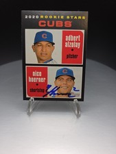 Nico Hoerner/Adbert Alzolay IP NH Auto-CubsCon- 2020 Topps Heritage - #121 