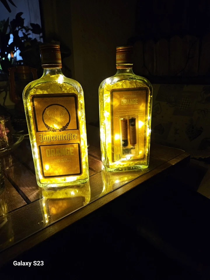 Jägermeister LED. Tischlampe Flaschenlampe Dekorativ - Bild 2 von 4