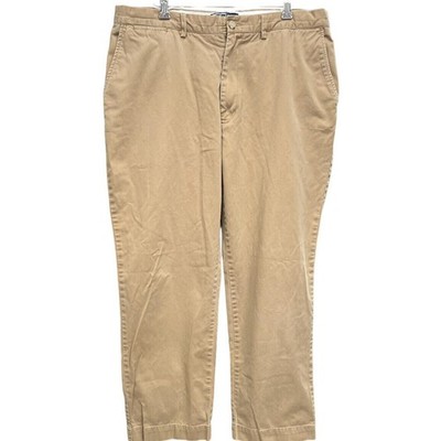 Ralph Lauren Polo Pants Mens Khaki 38x30 Button Zip Work Preppy Casual School
