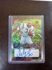 2023 Panini Spectra Ickey Woods Illustrious Legends On Card Auto /35 Bengals