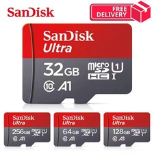 SanDisk Ultra Micro SD 32GB 64GB 128GB 256GB Class 10 SDHC SDXC Memory Card
