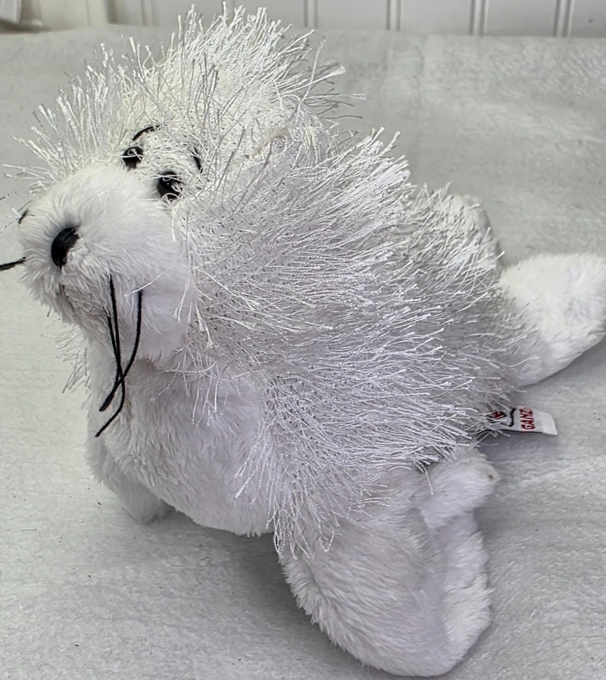 Ganz Webkinz Lil Kinz Snow White Seal Plush Stuffed Animal Toy 9" inches No Code - Image 2 of 4