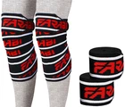 FARABI Weight Lifting Knee Wraps Knee Support Bandages Straps Powerlifting Guard