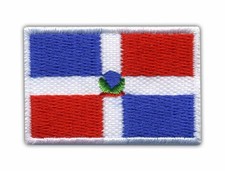 Flag of Dominican Republic Patch/Badge Embroidered