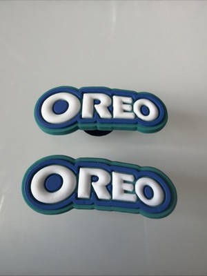2 x Oreo Stil Schuh Charms passt Crocs - Kostenlose Lieferung  