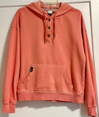 ROXY Women s GIRLS WHO SLIDE Cotton Pullover Sweatshirt Hoodie Teens Medium Size