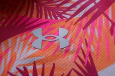 Under Armour The ISO-Chill Pink Palm Stretch Polo M NEW     