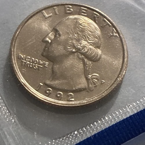 1992-P Washington Quarter — photo from the most recent tracked eBay sale