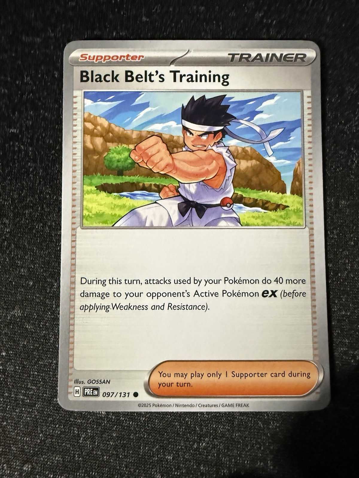 Black Belts Training 097/131- Prismatic Evolutions- Regular Common- NM/M