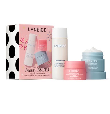 Laneige Sephora Beauty Insider 3-Piece Birthday Gift Set NIB