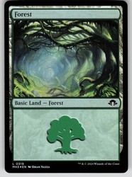 Forest (0319) Foil Modern Horizons 3 MTG