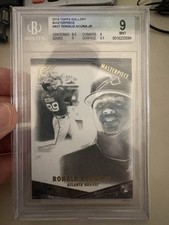 Ronald Acuna Jr 2018 Topps Gallery Masterpiece #M-27 Beckett 9 MINT! Rookie Card. rookie card picture