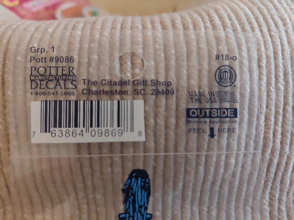 Calcomanía de ventana The Citadel Drum Major Band - Nueva y envío gratuito Foto 2 de 2