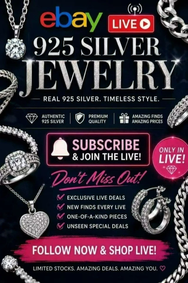 💎 LIVE 925 Silver Necklace Sale | 💖 Limited Deals