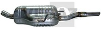 EndschalldäMpfer NachschalldäMpfer Vegaz OS-701 FüR Opel Astra Twintop A04 Turbo