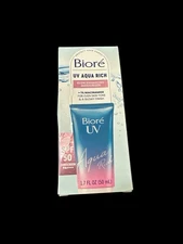 Bioré UV Aqua Rich Watery Essence Cream SPF50+ - 1.7 Ounce