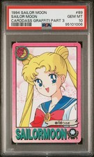 PSA 10 Moon 89 POP 2 Sailor Moon Carddass 1993 Graffiti Part 3 C06
