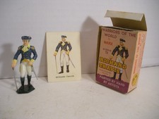 Vintage Marx Warriors Of The World Toy Soldier Revolutionary Richard Travis Box