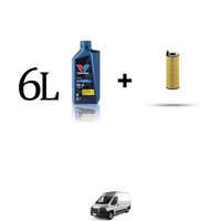 ÖLfilterkit Und 6L FüR Peugeot Boxer III 2.2 HDI FAP 81KW Ab 2011