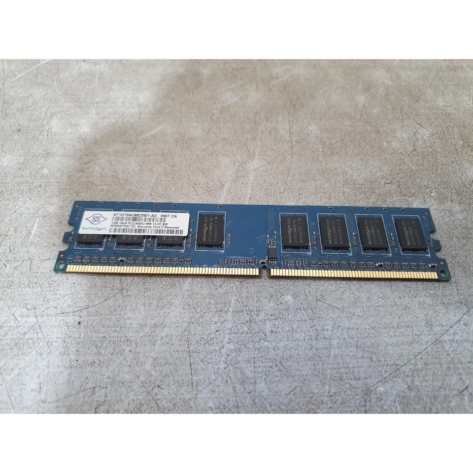 Nanya NT1GT64U88D0BY-AD Memory Module 1GB DDR2 SDRAM 800MHz CL6 240-Pin DIMM - Image 4 of 4