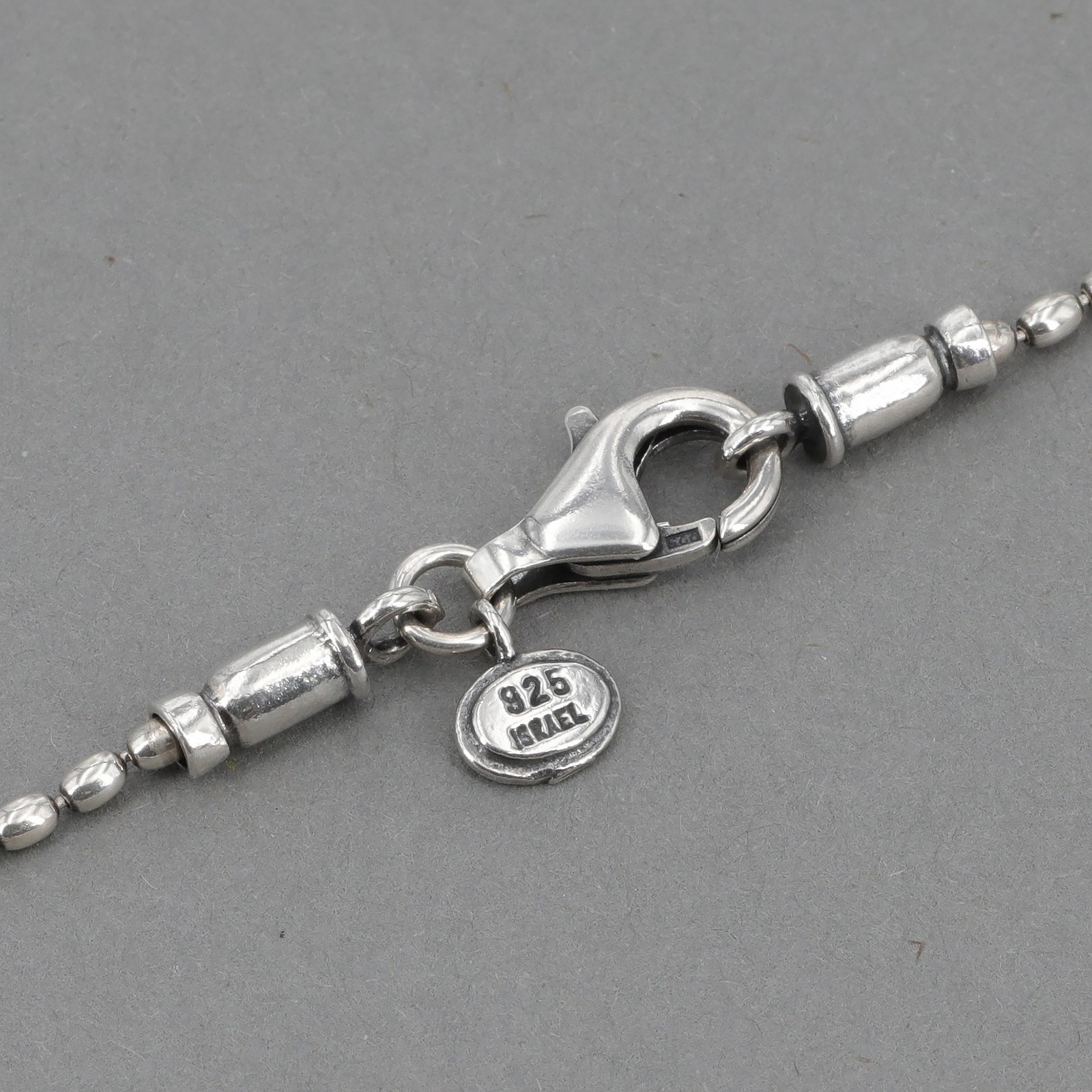 Retired Silpada Sterling Crystal & Pearl LEAF SPRIG Bead Chain Necklace N2275