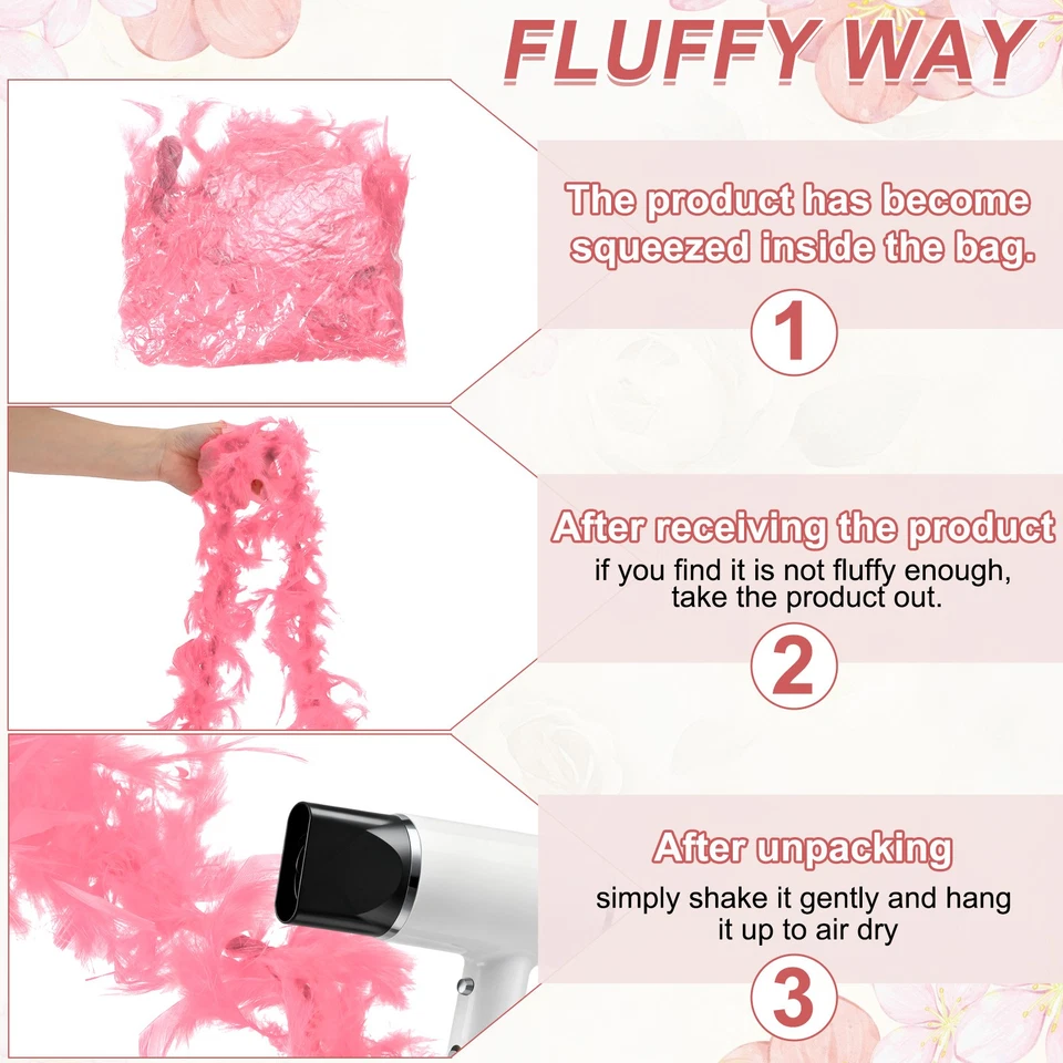 Boa de plumas de 40 g 2 yardas, disfraz de pavo Chandelle plumas boa amarilla Foto 4 de 4