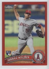 2011 Topps Chrome Red Refractor 4/25 Jordan Walden #183 0f8