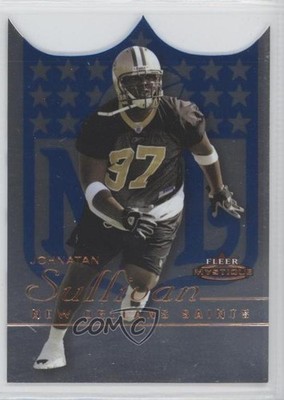 2003 Fleer Mystique Rookies Blue Die-Cut 313/350 Johnathan Sullivan #89 RC 0c2