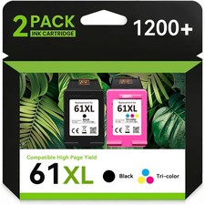 61 XL Ink Cartridges For HP 61XL ENVY 4500 4501 5530 5535 DeskJet 1055 2050 2540