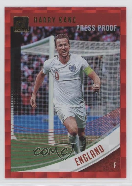 2018-19 Panini Donruss Press Proof Red Harry Kane #123 02ml