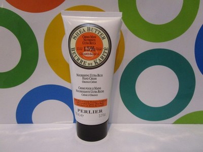 PERLIER ~ BEURRE DE KARITE HAND CREAM ~ ORANGE CREME ~ 3.3 OZ