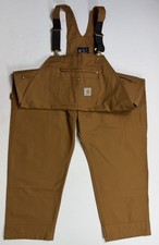 NWOT Carhartt Overalls Duck Bib Double Knee 102776-211 48X30