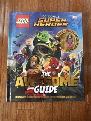 LEGO DC Comics Super Heroes Universe The Awesome Guide New Hardback HTF in USA
