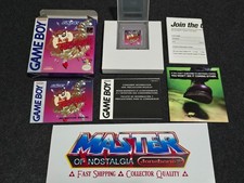 Gameboy TAZ-MANIA Complete CIB Box Nintendo Game Boy DMG Reg Card Sunsoft