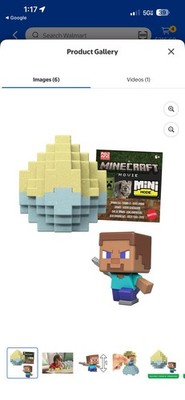 Mattel A Minecraft Movie Mini Mode Spawn Egg Blind Capsule w/ Mini Figure