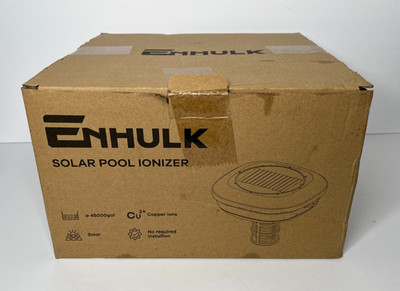 ENHULK Solar Pool Ionizer PI30-25   Reduce Chlorine & Keep Pool Cleaner